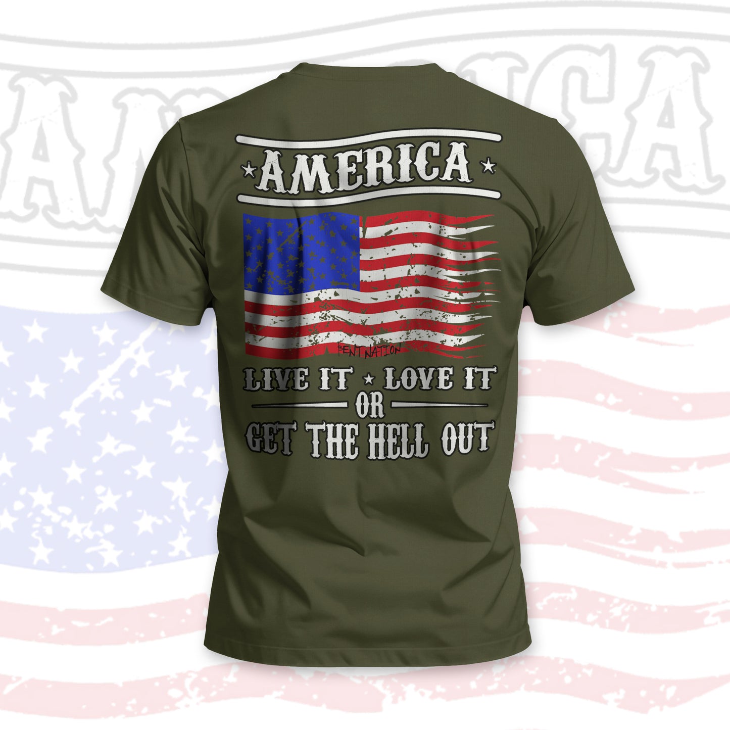America Live It Love It Men's T-Shirt