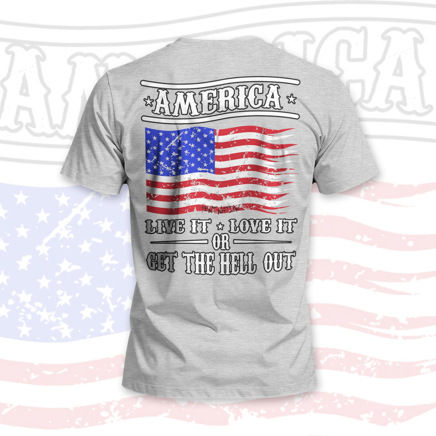 America Live It Love It Men's T-Shirt