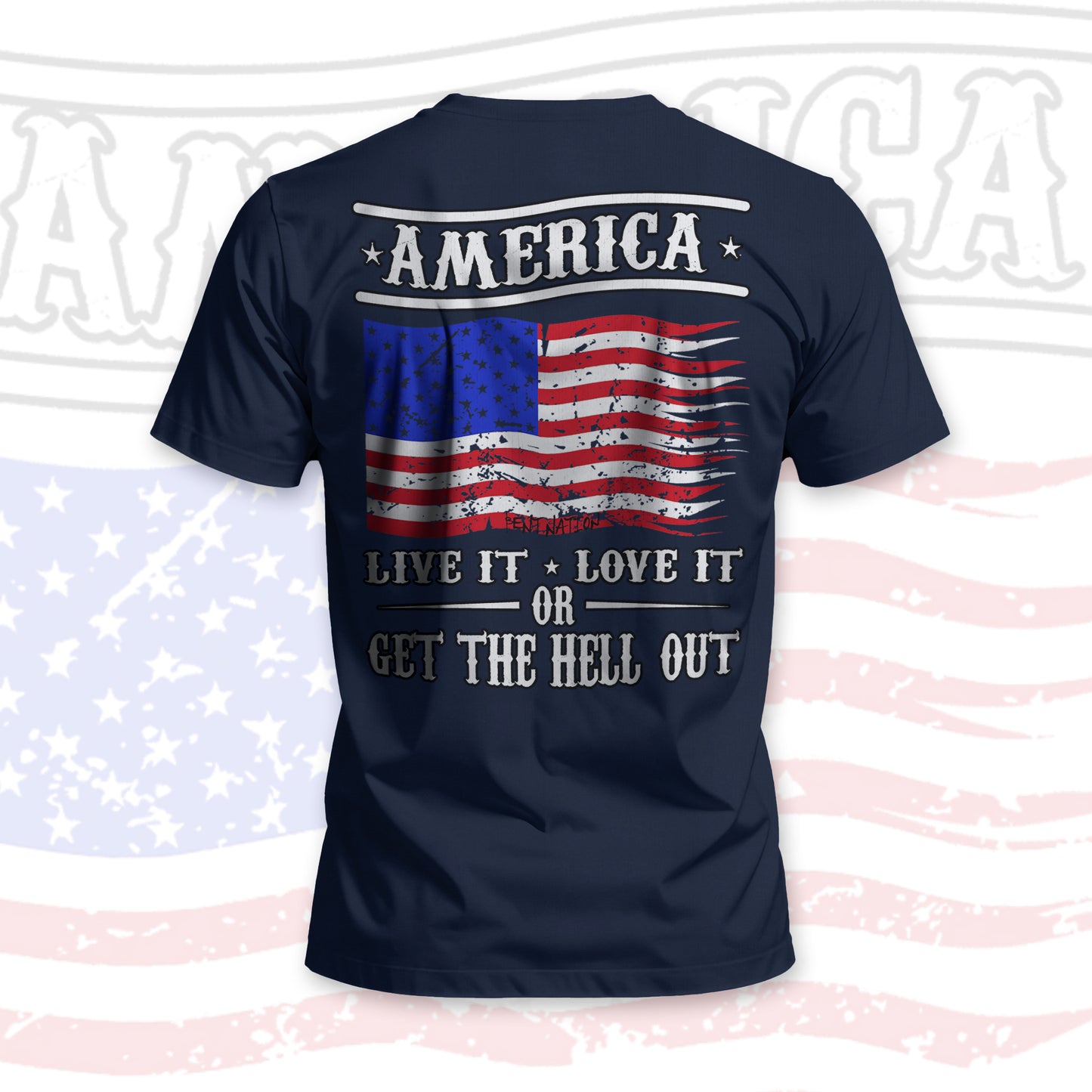 America Live It Love It Men's T-Shirt