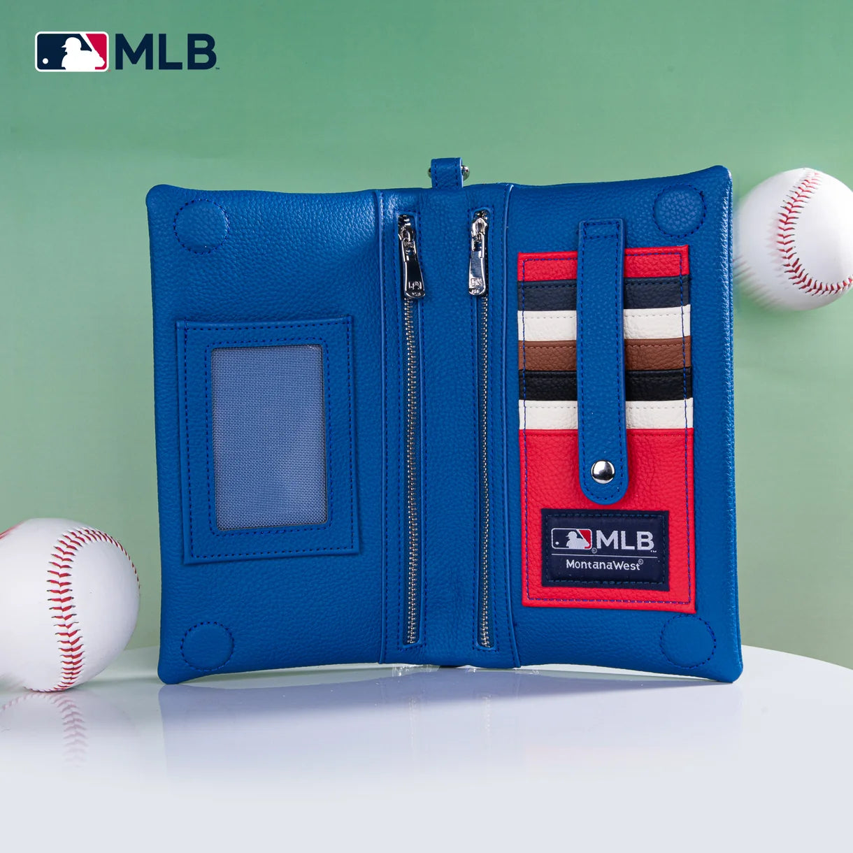 MLB Los Angeles Dodgers Team Bi-Fold Clutch/Crossbody