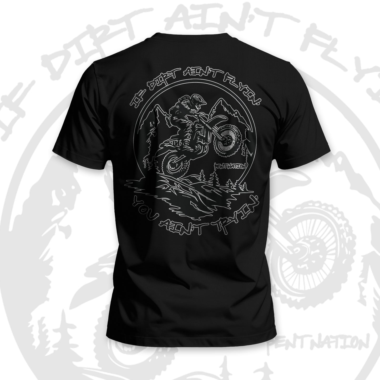 If Dirt Ain't Flyin' -You Ain't Tryin' Men's Premium T-Shirt