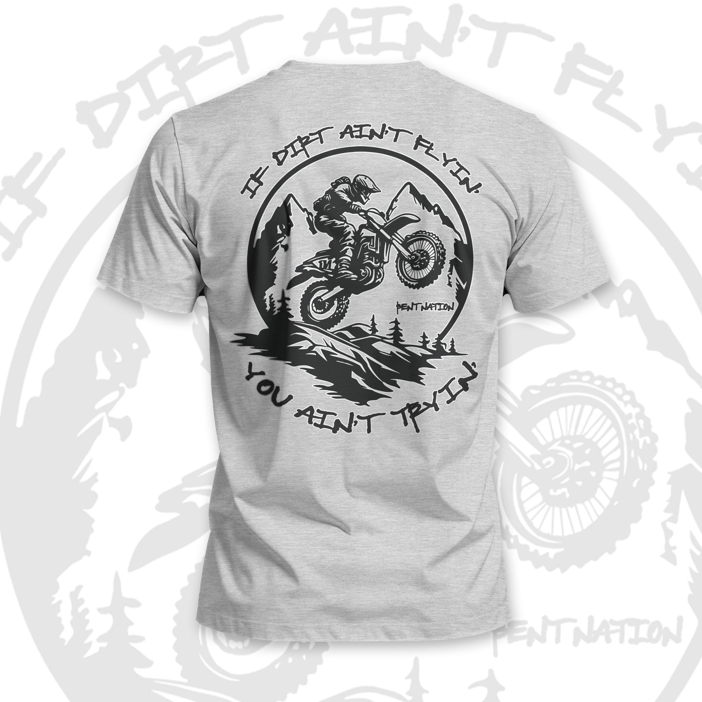 If Dirt Ain't Flyin' -You Ain't Tryin' Men's Premium T-Shirt