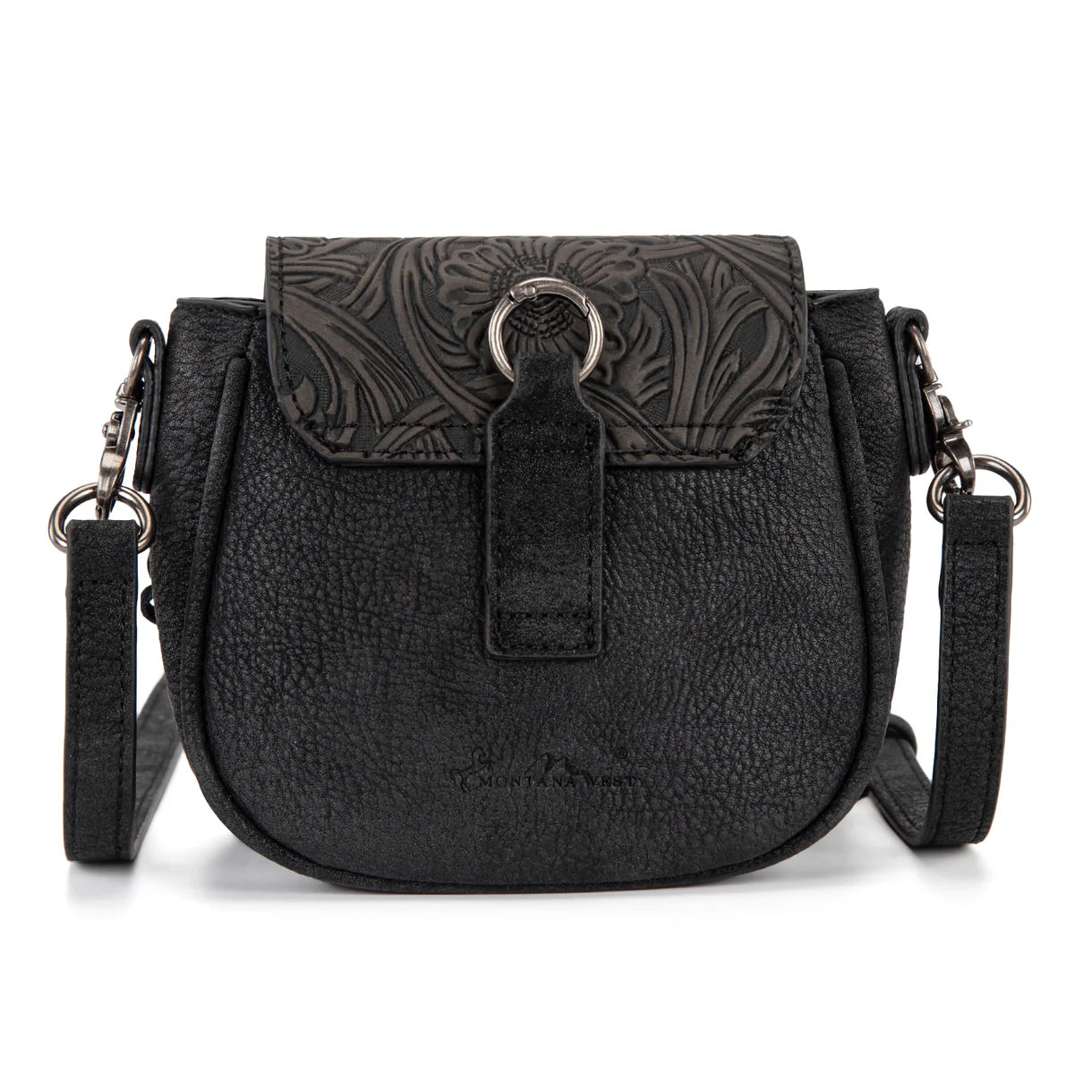 Montana West Embossed Fringe Mini Crossbody - MW1366-8360CF