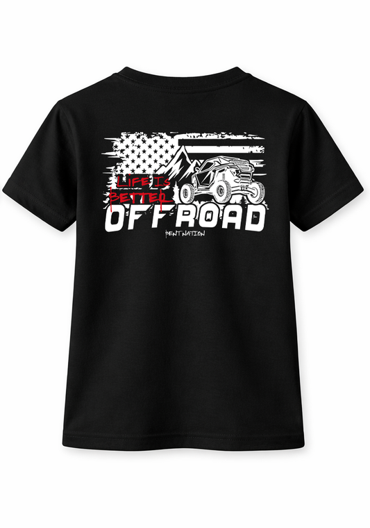 Life is Better Off Road Youth Premium T-Shirt