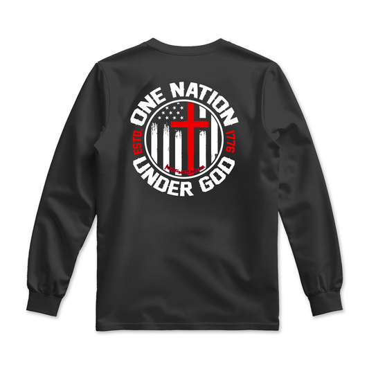 One Nation Under God Men's Premium Long Sleeve Shirt