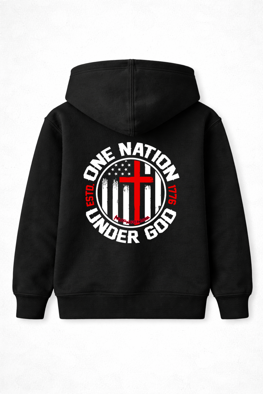 One Nation Under God Youth Premium Hoodie