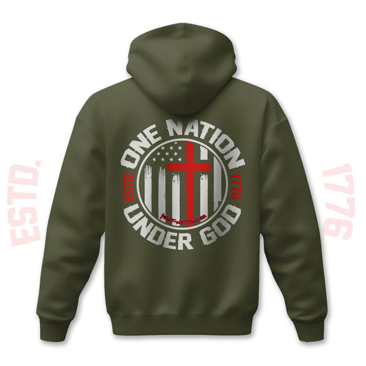One Nation Under God Men's Premium Hoodie