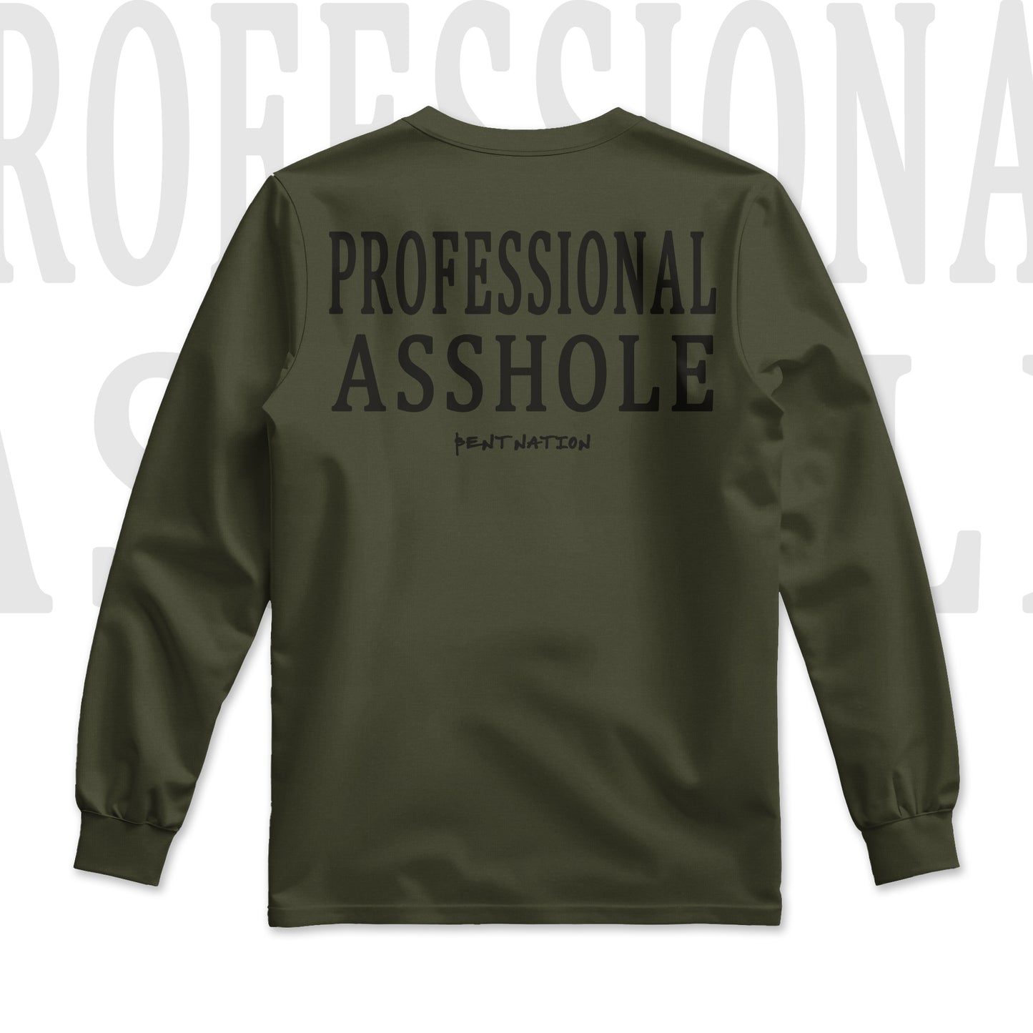 Professional Asshole Men's Premium Long Sleeve Shirt