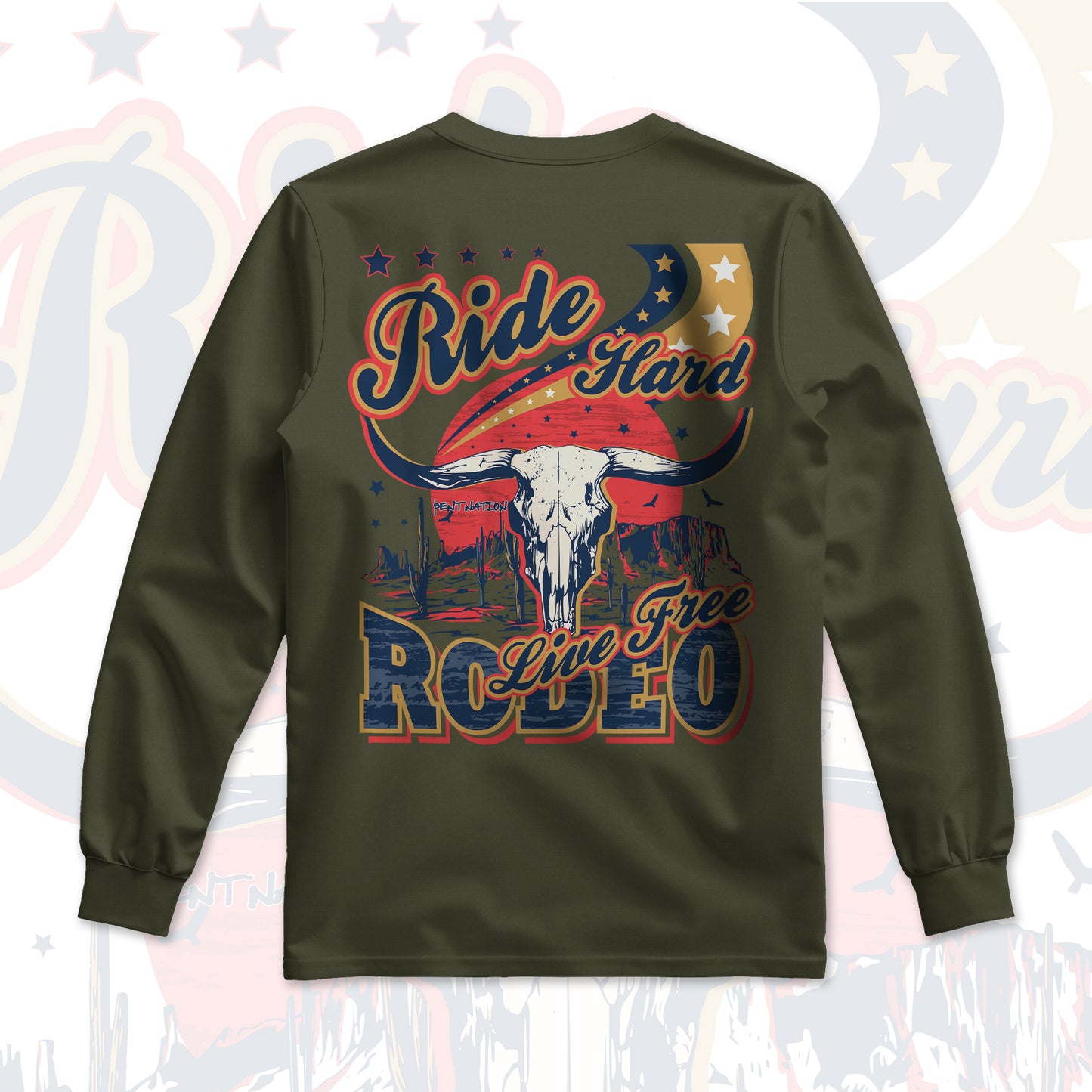 It's Rodeo Time Men's Premium Long Sleeve Shirt
