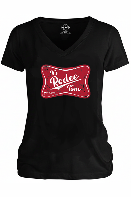 It's Rodeo Time Women's V-Neck
