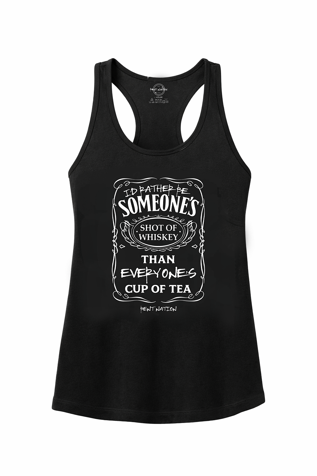 Shot Of Whiskey Women's Razor Tank Top