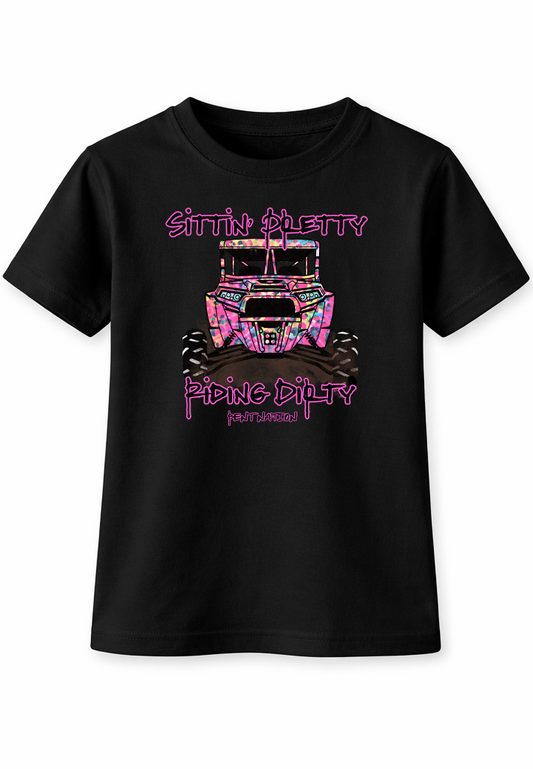 Sittn' Pretty Riding Dirty Youth Premium T-Shirt