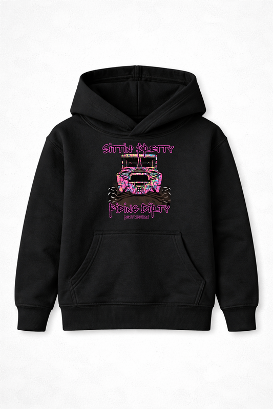 Sittn' Pretty Riding Dirty Youth Premium Hoodie