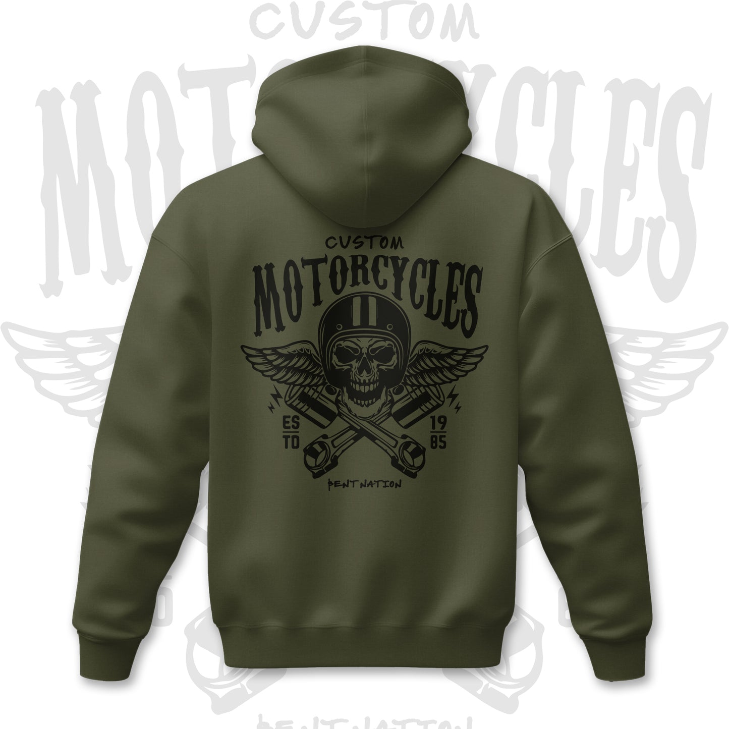 Custom Motorcycles Men's Premium Hoodie