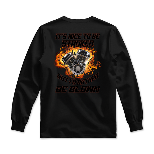 It's Nice To Be Stroked Men's Premium Long Sleeve