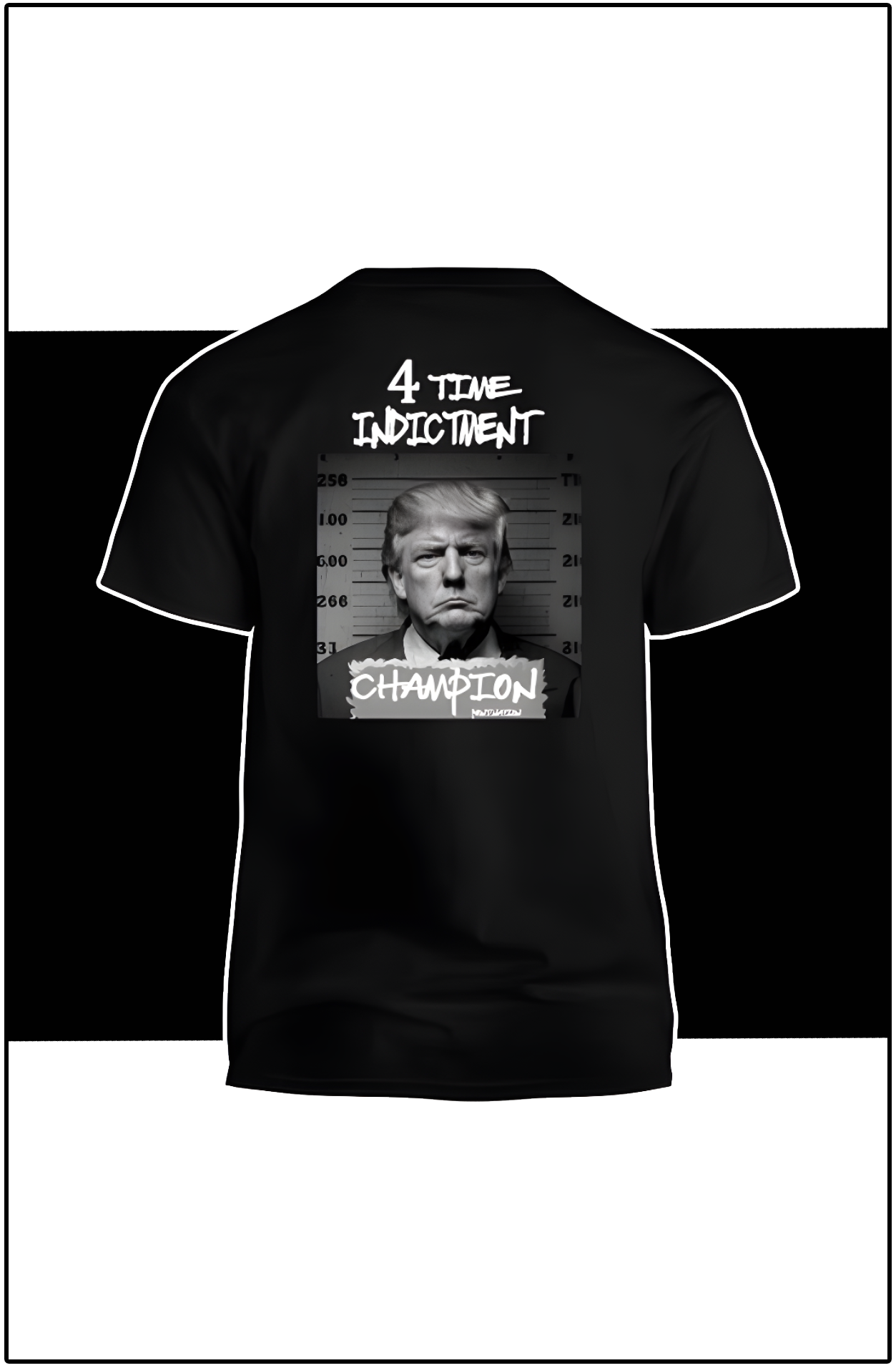 4 Time Indictment Champion - Trump Men's T-Shirt