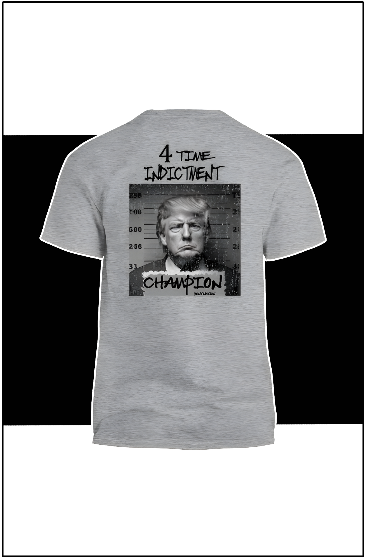 4 Time Indictment Champion - Trump Men's T-Shirt