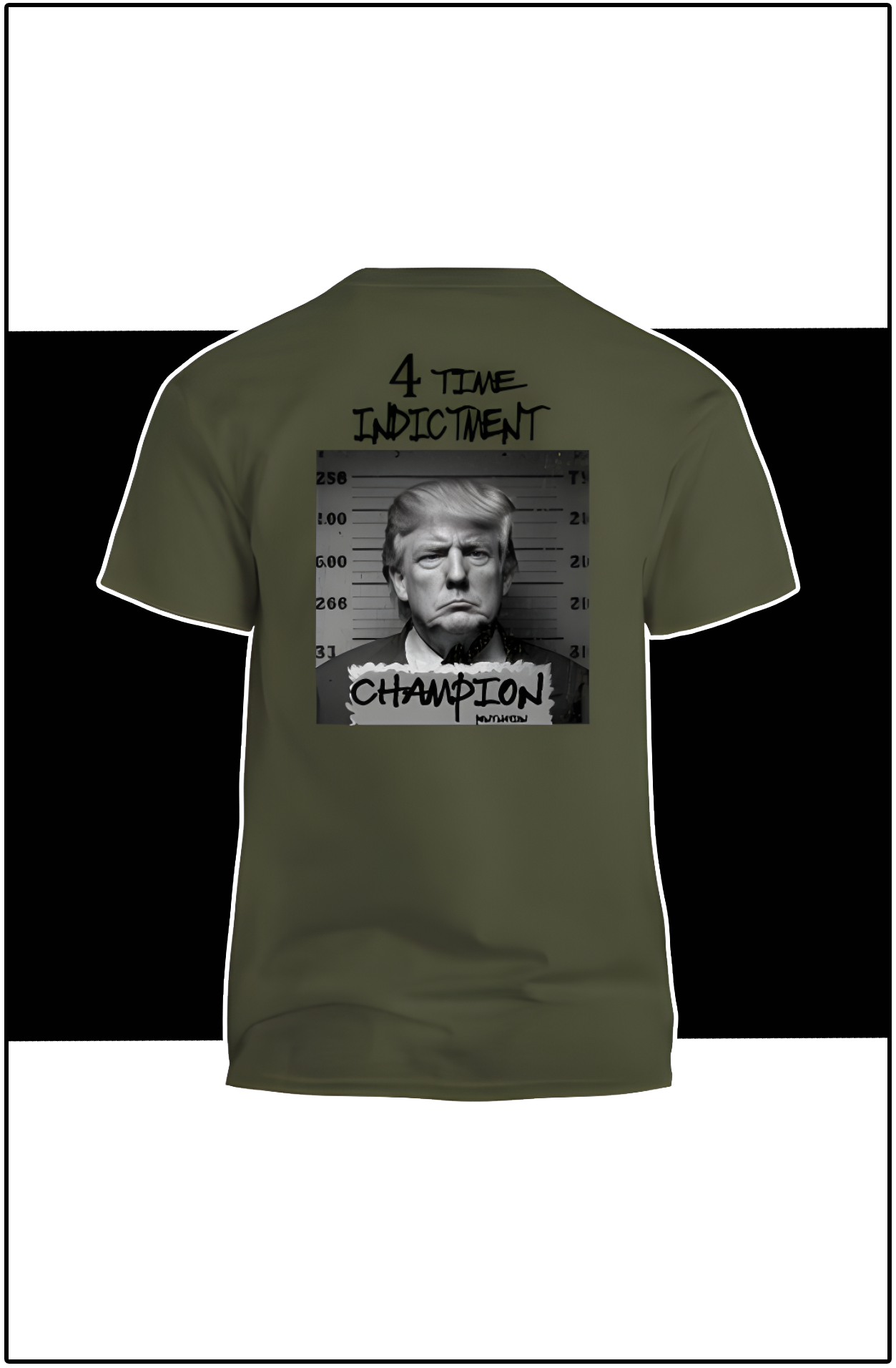 4 Time Indictment Champion - Trump Men's T-Shirt