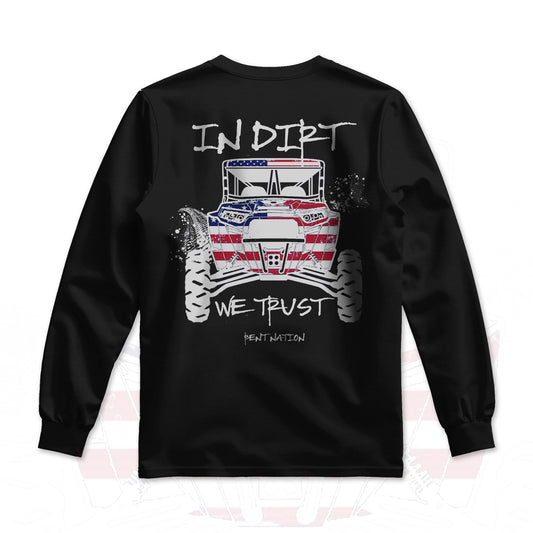 In Dirt We Trust Men's Premium Long Sleeve Shirt