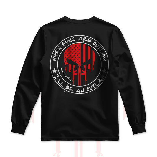 When Guns Are Outlaw Men's Premium Long Sleeve Shirt