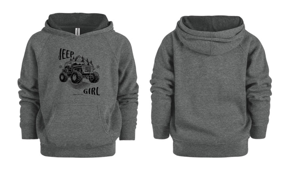 Jeep Girl Kids Hoodie