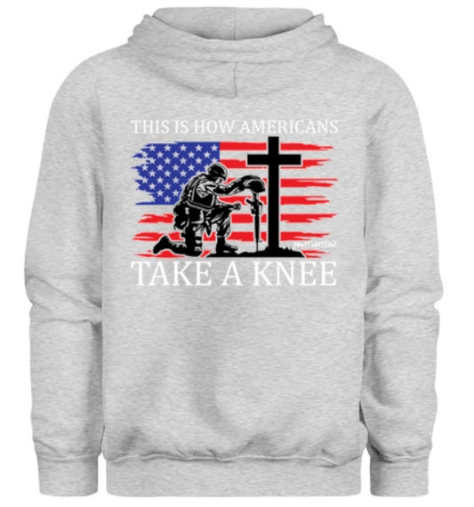 This Is How Americans Take A Knee Men's Hoodie