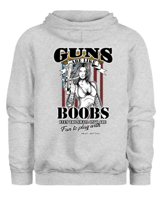 Guns Are Like Boobs Men's Hoodie