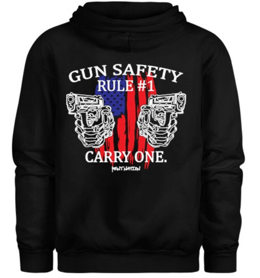 Gun Safety Rule #1 Carry One Men's Hoodie