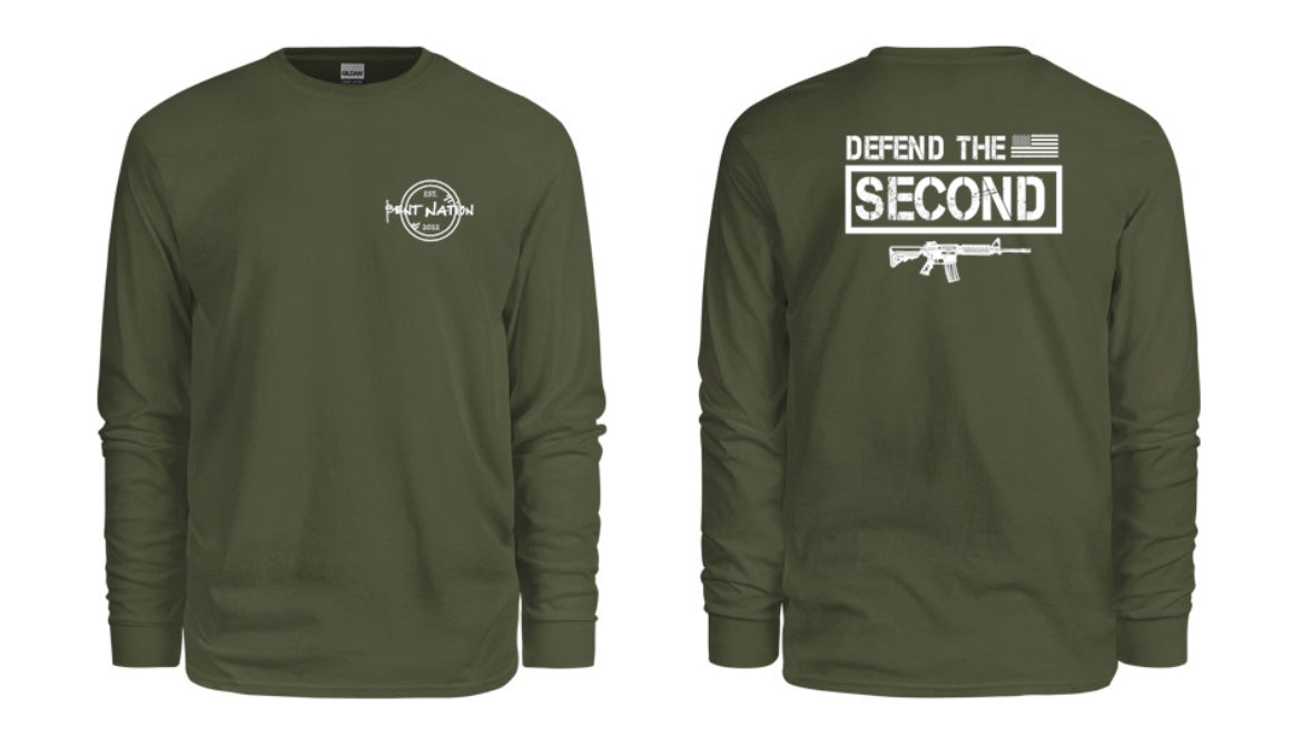 Defend The Second Men's Long Sleeve Shirt