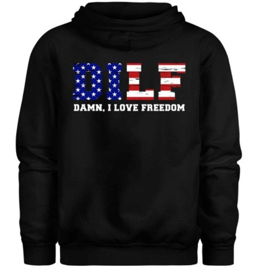 Damn, I Love Freedom Men's Hoodie