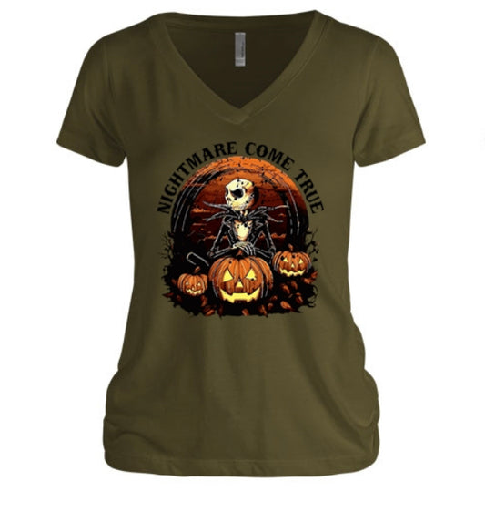 Nightmare Come True - Jack Skellington Halloween T-Shirt