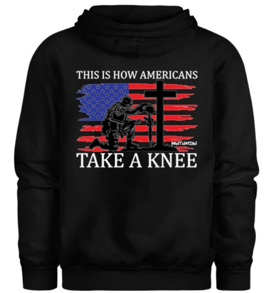 This Is How Americans Take A Knee Men's Hoodie