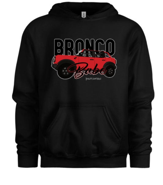 Bronco Babe Women's Hoodie - Red