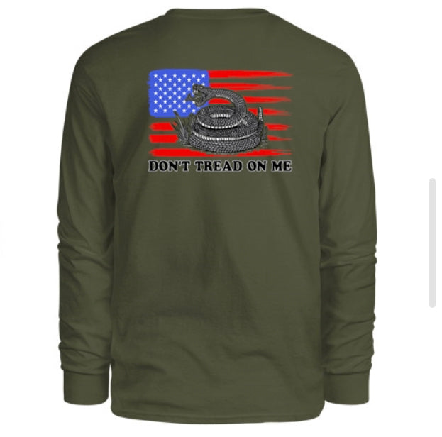 Don't Tread On Me Men's Long Sleeve