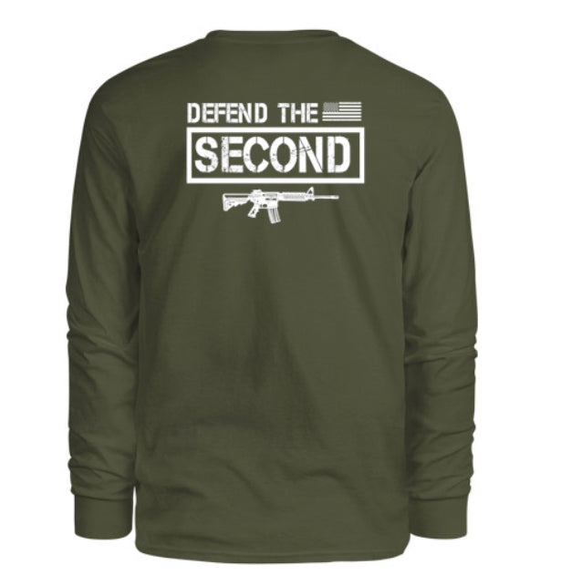 Defend The Second Men's Long Sleeve Shirt