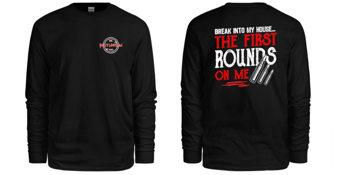 First Rounds On Me Men's Long Sleeve