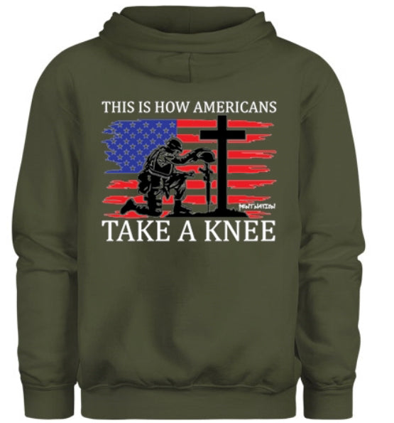 This Is How Americans Take A Knee Men's Hoodie