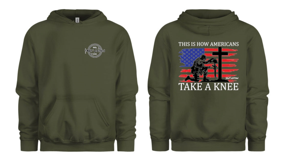 This Is How Americans Take A Knee Men's Hoodie