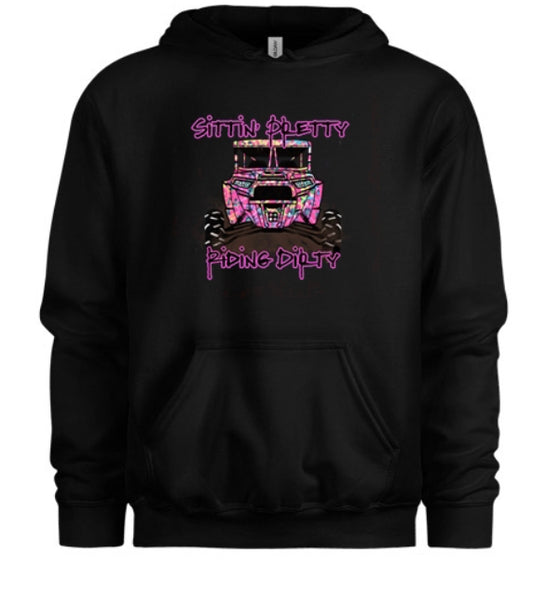 Sittn' Pretty Riding Dirty Women's Hoodie