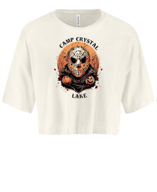 Camp Crystal Lake - Jason Halloween Women's Crop Top