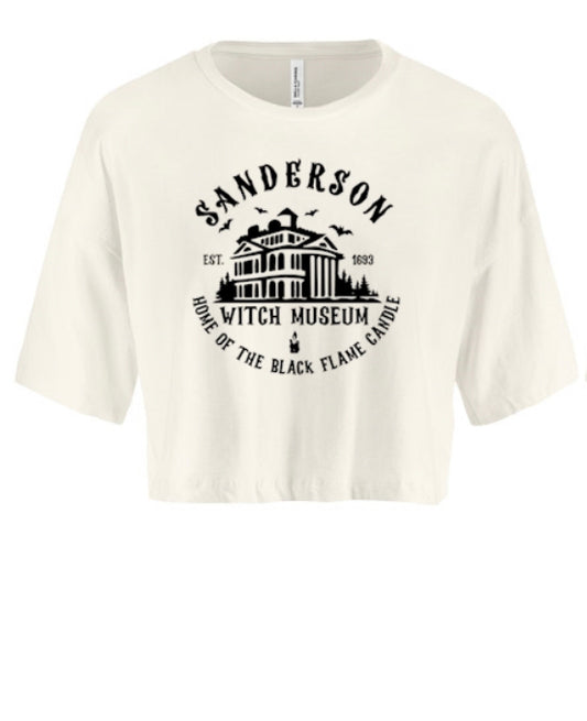 Sanderson Witch Museum Halloween Women's Crop Top