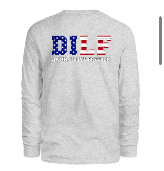 Damn, I Love Freedom Men's Long Sleeve Shirt