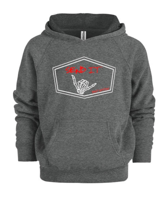 Send It Kids Hoodie Red & White