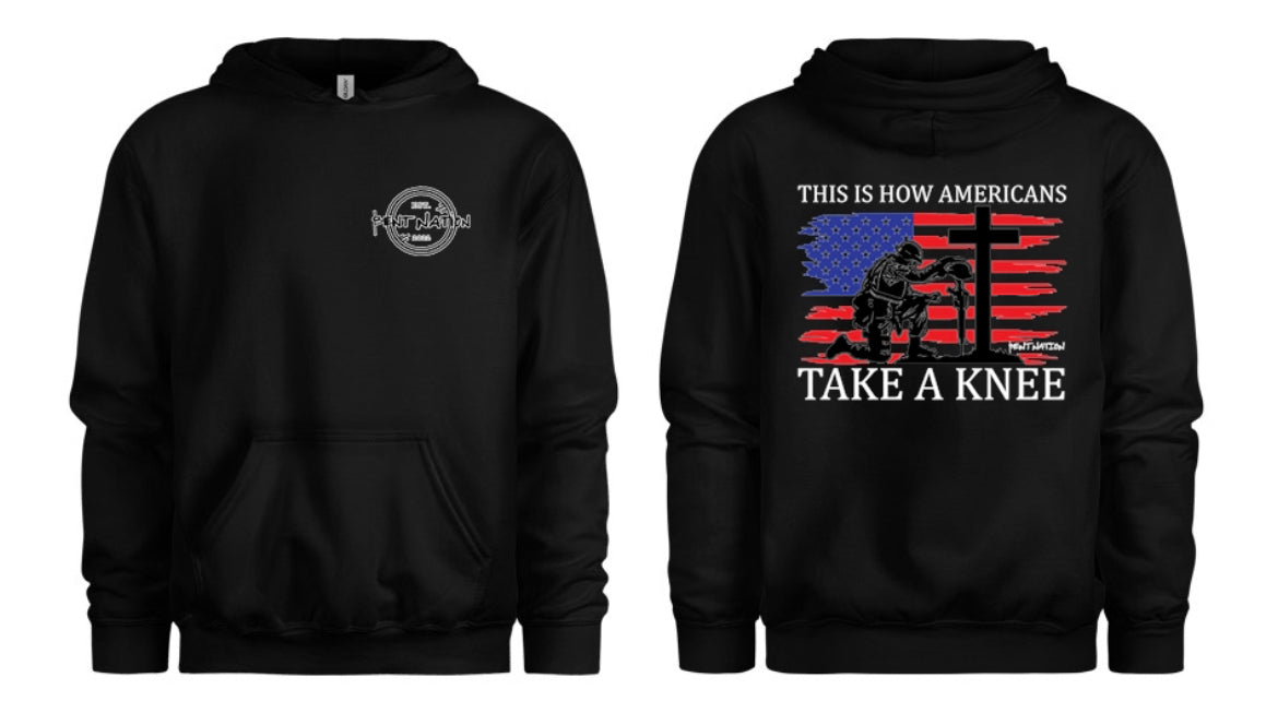 This Is How Americans Take A Knee Men's Hoodie