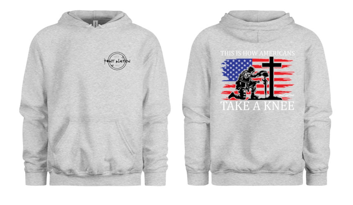 This Is How Americans Take A Knee Men's Hoodie