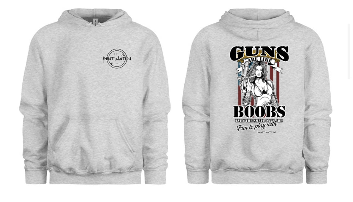 Guns Are Like Boobs Men's Hoodie