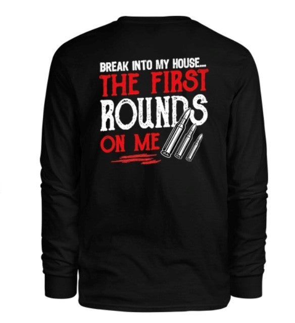 First Rounds On Me Men's Long Sleeve