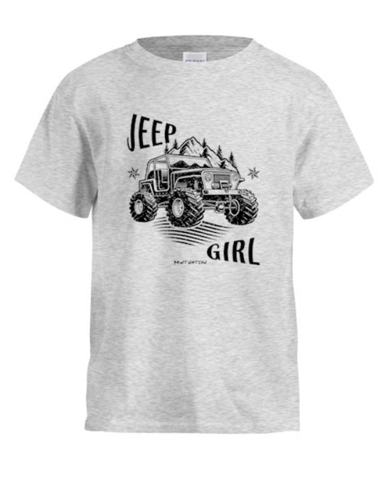 Jeep Girl Kids T-Shirt