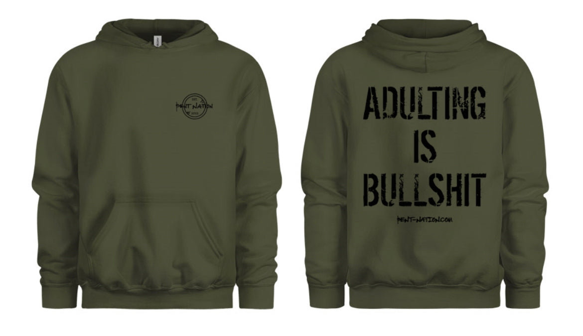 Adulting Is Bullshit Men's Hoodie