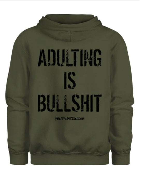 Adulting Is Bullshit Men's Hoodie